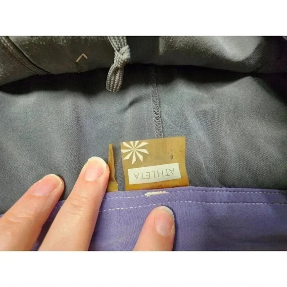 Athleta Gray With Purple Skort Size 6 - Picture 4 of 9